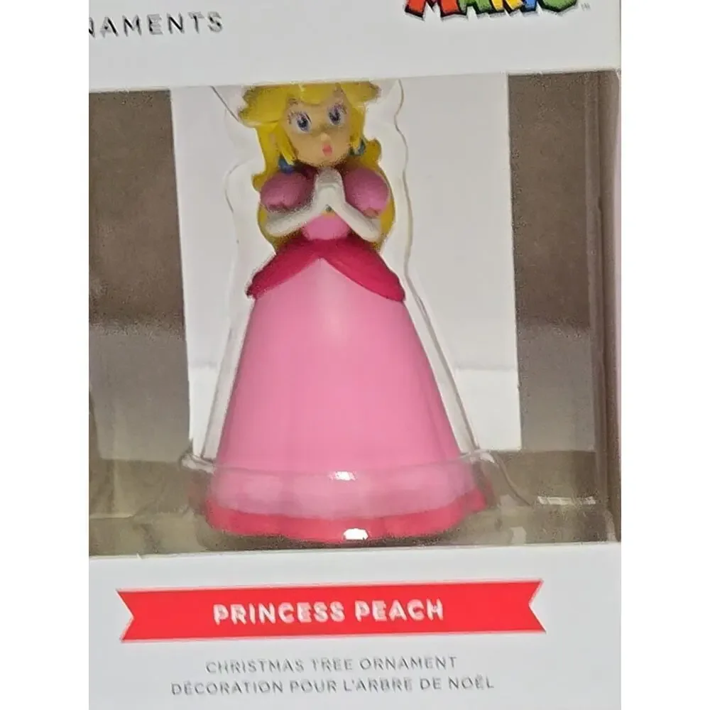 Hallmark Nintendo Super Mario Princess Peach Christmas Ornament NEW